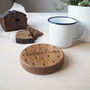 Chunky Oak Digestive Biscuit Coasters, thumbnail 2 of 5