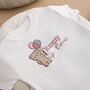 Personalised Children's Birthday T Shirt Bear Balloons, thumbnail 1 of 2