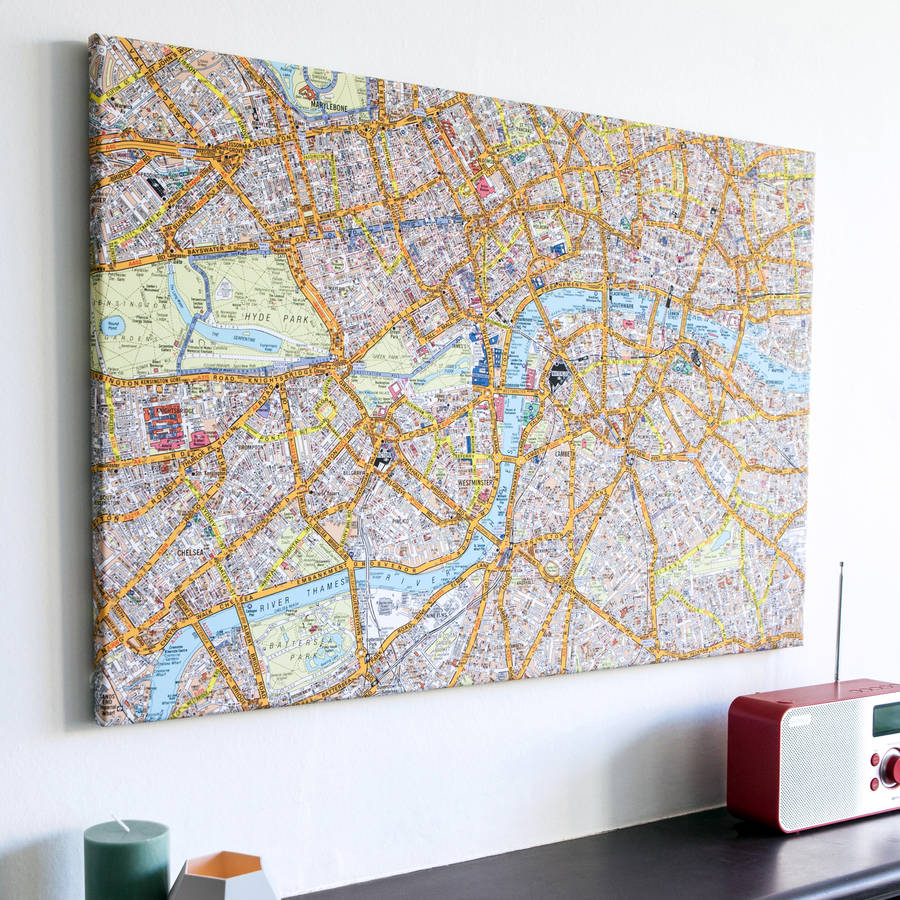 A To Z Canvas Map London, 1 of 10