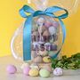 Happy Easter Mug Filled With Coated Chocolate Eggs, thumbnail 4 of 4