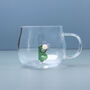 G Decor Handmade Monogram Glass Florist Personalised Alphabet Letters 3D Tea And Coffee Mugs – A To Z, thumbnail 4 of 7
