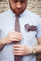 Dancys Mens Purple Floral Slim Style Tie, thumbnail 1 of 10