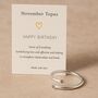 Sterling Silver Adjustable Birthstone Open Ring, thumbnail 1 of 9