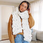 Classic Jumbo Knitted Long Scarf, thumbnail 1 of 11