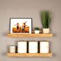 Personalised Oak Floating Ledge Shelf – Handmade Father’s Day Gift For Home Office, thumbnail 4 of 8