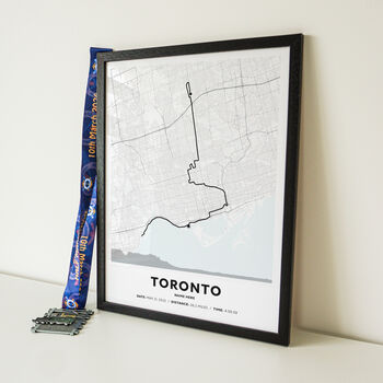 Personalised Route Map Art For Any Run, 2 of 6