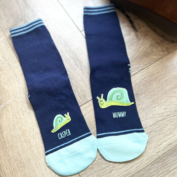 Me And You Snail Socks, 3 of 4