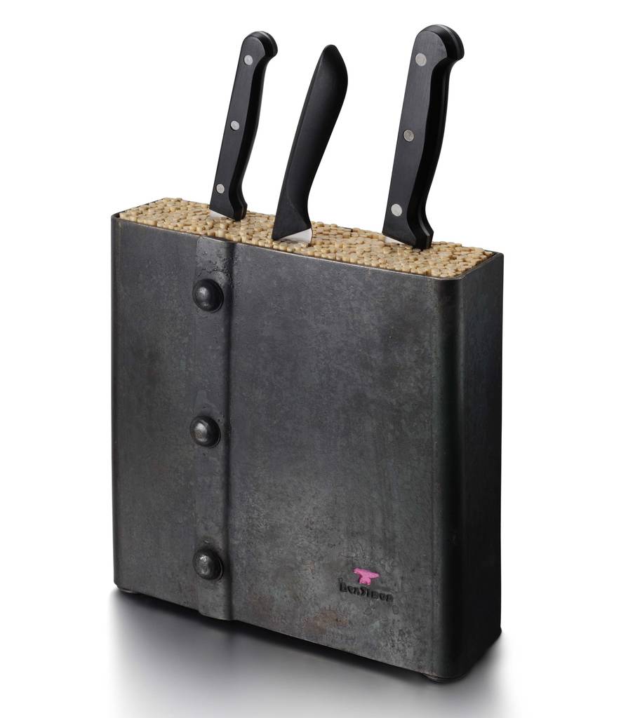 Riveted Universal Knife Block By BexSimon Ltd