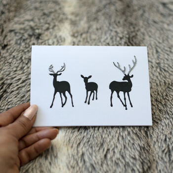 Black And White Christmas Cards Pack, 4 of 5
