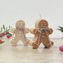 Gingerbread Scented Christmas Candle Gingerbread Man, thumbnail 3 of 10