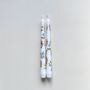 Hand Painted Wildflower White Taper Candles, thumbnail 4 of 7