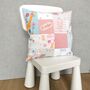 Memory Keepsake Gift, Cushion Made From Baby Clothes, thumbnail 9 of 10
