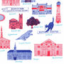 South Of The River Risograph Print, thumbnail 4 of 4