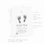 Personalised Happy First Father's Day Inkless Print Kit, thumbnail 4 of 5