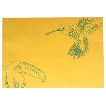 Hummingbird Recycled Greeting Card, 4 of 5