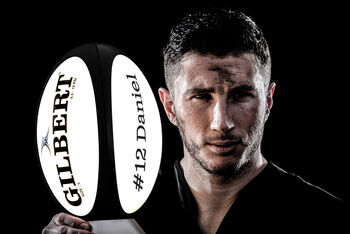 Personalised Original Rugby Ball Light – Official Gilbert Rugby LED Lamp With Name Option For Kids And Fans, 4 of 8