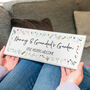 Personalised Wildflower Garden Sign Gift For Grandparents, thumbnail 5 of 5