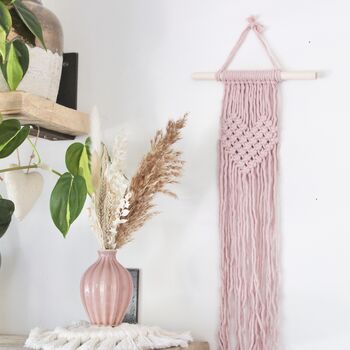 Macramé Heart Wall Hanging, 2 of 11