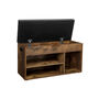 Three Compartments Shoe Bench Storage Bench, thumbnail 3 of 8