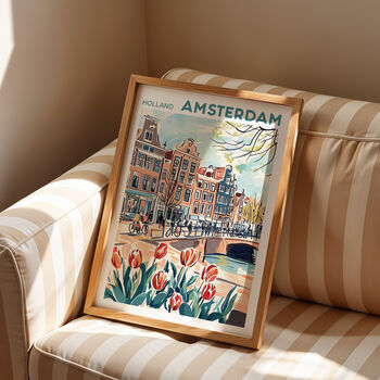 Amsterdam, Netherlands Poster, 4 of 12