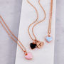 Valentines Gift Enamel Heart Necklace, thumbnail 6 of 11