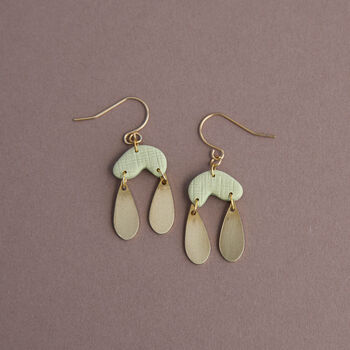 Rain Drop Lightweight Clay Earrings, 2 of 5