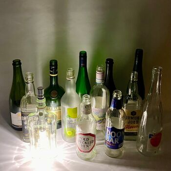 Bottle Light LED Lamp To Upcycle Wine And Other Bottles, 12 of 12