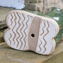 Personalised Dark Green Welly Boot Planters Gift Set, thumbnail 7 of 10