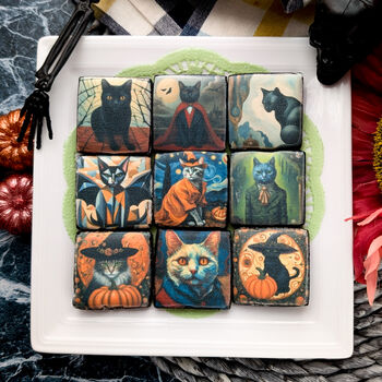 Cat Lover Halloween Biscuits Gift Bix, Nine Biscuits, 4 of 10