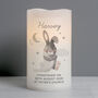 Personalised Baby Bunny LED Candle – Gift For Christening Or New Baby, thumbnail 1 of 3