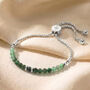 May Birthstone Emerald Bracelet, thumbnail 3 of 8