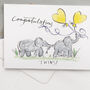 'Congratulations Twins!' New Baby Card, thumbnail 2 of 3