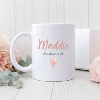 Personalised Bridesmaid Mug Gift, 4 of 10