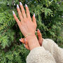 Personalised Christmas Gift Silver Bracelet Bangle, thumbnail 3 of 6