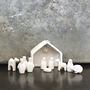 Porcelain Small Christmas Nativity Scene, thumbnail 2 of 2