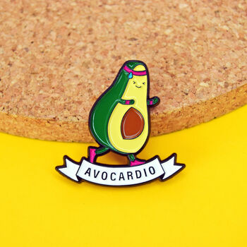 'Avocardio' Enamel Pin Badge, 3 of 4