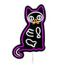 Neon Sign Cat Wall Light Halloween Decoration, thumbnail 2 of 3