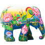 Hand Painted 'Amazing Lotus' 10cm Elephant, thumbnail 1 of 10