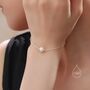 Sterling Silver Mixed Chain Freshwater Pearl Bracelet, thumbnail 4 of 12