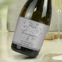 Personalised 25th Silver Wedding Anniversary Prosecco, thumbnail 4 of 8