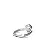 Silvery Blue Glass Ring, thumbnail 3 of 4