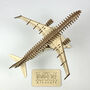 Airbus A320 Ceo Winglet Model Plane Personalised Wooden Kit, thumbnail 7 of 12