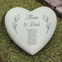 Personalised Free Text Heart Memorial, thumbnail 4 of 6