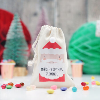 Personalised Christmas Santa, Rudolph, Elf Gift Bags, 2 of 3