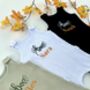 Baby Halloween Personalised Baby Dungarees Romper | Baby Costume, thumbnail 3 of 7