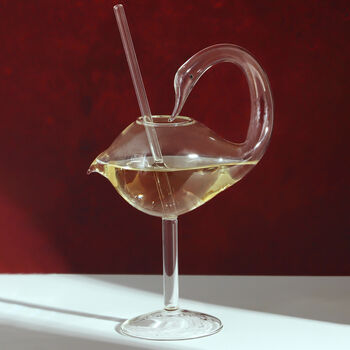 G Decor Swan Lake Elegance Cocktail Glass, 2 of 4