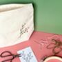 Embroidered Accessories Bag Kit, thumbnail 3 of 5