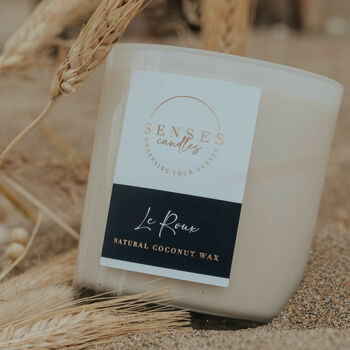 Le Roux Vanilla And Salted Caramel, Coconut Wax Candle, 3 of 5