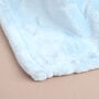 Personalised Fleece Baby Blue Star Blanket, thumbnail 4 of 7