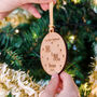 Newlywed's First Christmas Decoration Personalised, thumbnail 5 of 5